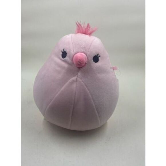 Squishmallows Pink Peep Stuffed Plush Animal 2019 Easter Chick Kellytoy 8" - Picture 1 of 5